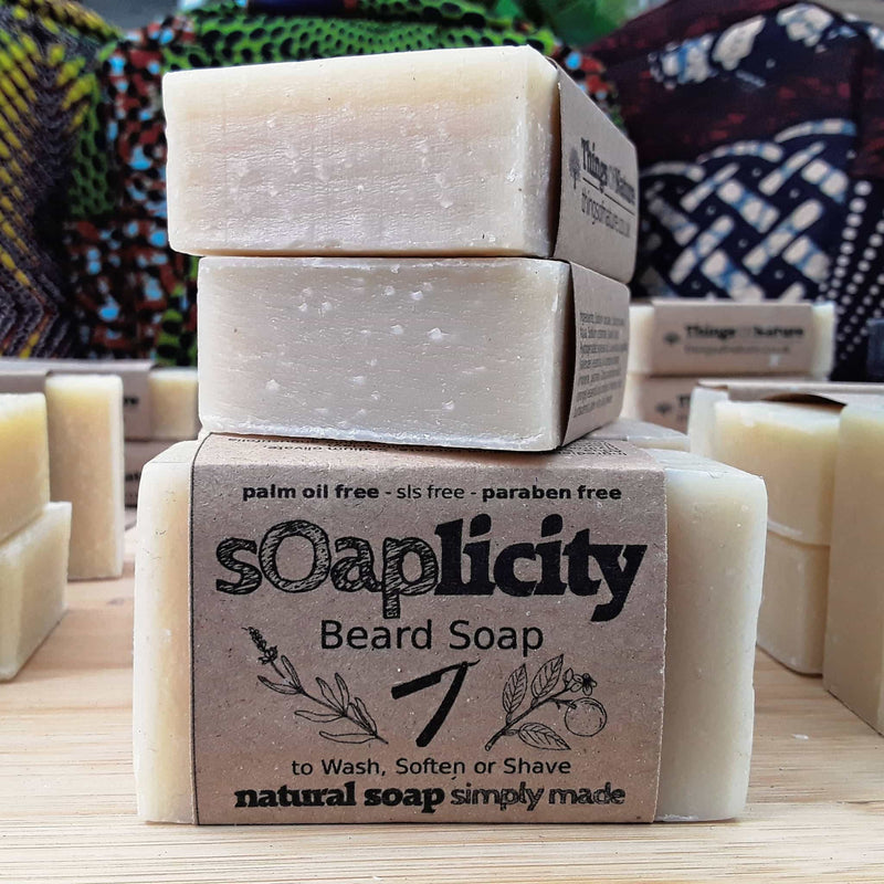 Solid Soap Bar: Beard Soap - Things of Nature