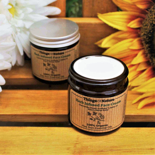 Organic Herb Infused Chamomile Face Cream - Things of Nature