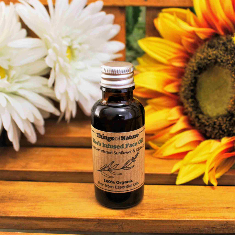 Organic Herb Infused Lavender Face Oil - Things of Nature
